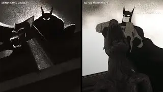 Batman: Caped Crusader Intro - Batman Arkham Style (Side-by-Side Comparison)