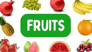 Fruit Names | Learn Fruit Names with Pictures | Learn English Words | English Vocabulary For Kids