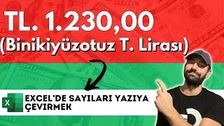 Excel'de Sayıları Yazıya Çevirmek