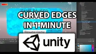 Curved Edge UI in 1 Minute | Unity Tutorial #Shorts