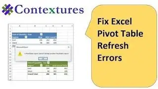 How to fix Pivot Table refresh Data Problem in Excel #tipsandtricks #execl #pivottable