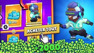 J'AI ABSOLUMENT TOUT ACHETÉ (2'000 GEMMES) dans ce NOUVEAU Brawl Pass 🐦 ( brawl stars )