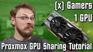 Proxmox vGPU Gaming Tutorial - Share Your GPU With Multiple VMs!