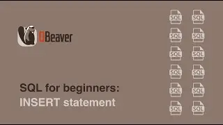 SQL for beginners: INSERT statement