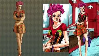 Trish Skin & Color References - Jojo's Bizarre Adventure All Star Battle R