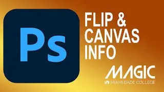 Adobe Photoshop Flip Horizontal, Vertical, Canvas Information