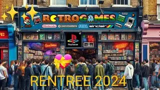 Vitrines et Boutique Retrogaming de la Rentrée ✨️ Ballade et Achats sur SNES #jeuxvidéo #retrogaming