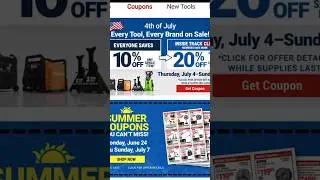 Harbor Freight Sale Through Tomorrow July 7th