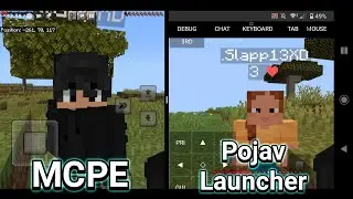 Playing PojavLauncher and MCPE at The Same Time! - Minecraft