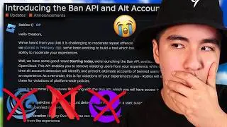 NEW Roblox Ban API Update... Alt Detection?! (Roblox Exploiter POV)