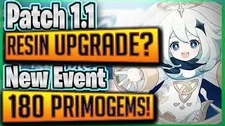 RESIN CHANGES!! FAIL? | Genshin Impact Patch 1.1 Official News!!