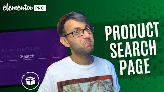 Add a Product Search Screen and Results Template - Elementor Wordpress Tutorial