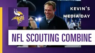 Behind-the-Scenes of Head Coach Kevin OConnells Media Day at the 2022 NFL Combine