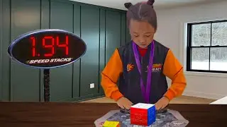 This 6 year old Girl will Win the Rubik's Cube World Championship