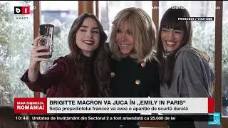 BRIGITTE MACRON VA JUCA ÎN EMILY ÎN PARIS_Știri B1TV_12 sept. 2024