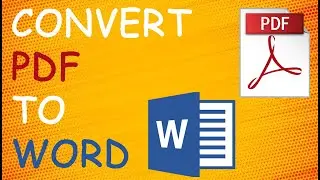 How To Convert PDF To Word | How to Convert PDF To Word Doc 2024 | How To EASILY Convert PDF To Word