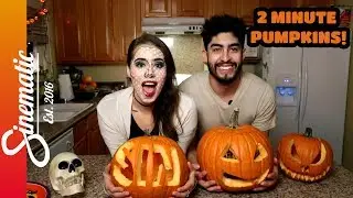 EASY PUMPKIN CARVING (2 MINUTES!) | CONTEST INFO + PRIZES!