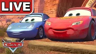 🔴 LIVE Best Lightning McQueen Friendship Moments | Cartoons For Kids | Pixar Cars