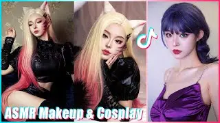 Jannatul☘️Mitsuisen✨ASMR Makeup Tutorial✨Best satisfying cosplay makeup asmr compilation🌿197