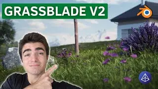 GRASSBLADE V2 - Nouveautés de l'add-on Blender