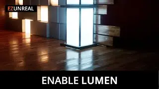 Unreal Engine 5 Tutorial: How to activate/enable LUMEN