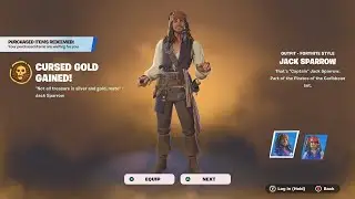 how to get the Jack Sparrow skin in fortnite