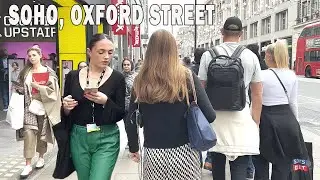 Central London Walk | Soho, Oxford street - Oct 2022 | London Street Walk  [4K HDR]