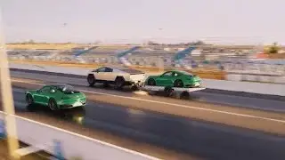 CyberTruck vs Porsche 911