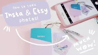 How to edit Instagram & Etsy Product Photos using a I-Phone!  - E-Commerce Photography Tips!