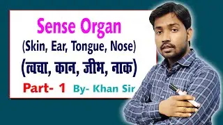 Sense Organ Skin | Ear | Eye | Tongue | Nose | khan gs | Khan gs research centre | khan Sir Patna