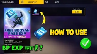 Free Booyah Pass 1000 Exp In Ff | How To Use Booyah Pass Exp | Free Fire New Event | Ff New Event