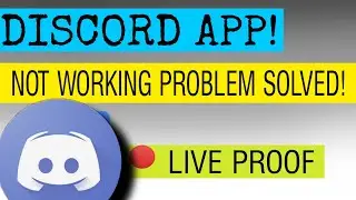 Discord App Not Working Problem Solved || How To Fix Discord App Not Working Problem Solved