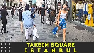 Istanbul Turkey Walking Tour | Walk Around TAKSIM Istanbul | 4K UHD 60FPS | Istanbul city 2021