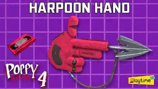 Poppy Playtime: Chapter 4 New HARPOON HAND VHS Tape Tutorial