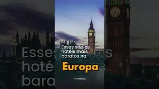 Hotéis baratos na Europa. Dica nos comentários #viajarbarato #eurotrip #dicasdeviagem #viajenaviagem