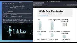 Scan web server for any vulnerabilities with Nikto - XVWA