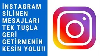 İNSTAGRAMDA SİLİNEN MESAJLARI GERİ GETİRMENİN YOLU (silinen dmleri geri getirme)