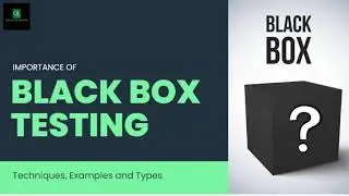 Black Box Testing | Software Testing | @quicklearnerss