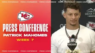 Patrick Mahomes: Like hes playing Madden, reading coverages | Press Conference Week 7