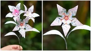 Beautiful Paper Flowers - DIY Flower - how to make cute paper flowers | Paper Crafts