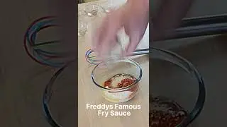 Freddy's Famous Fry Sauce #recipeshorts #fastfood #freddysfrysauce #frysauce #frenchfries