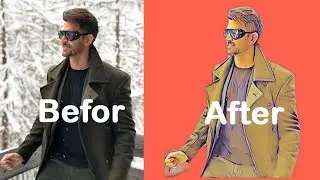 how to make any picture look like a cartoon using picsart 2020