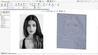 Make Image (Picture) to 3D in SolidWorks