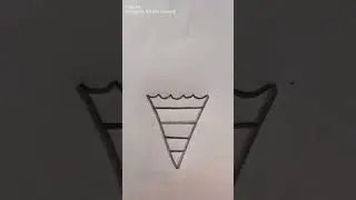 A for Ice Cream #Drawing #creativeart  #artwork #technique_easy_education