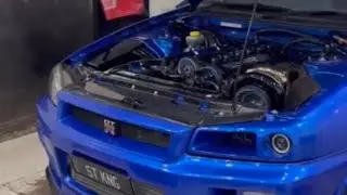 JDM NISSAN SKYLINE R34 RB26 ENGINE SOUND