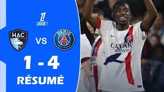 Résumé: Havre AC 1-4 PSG | Ligue 1 McDonalds 2024/25