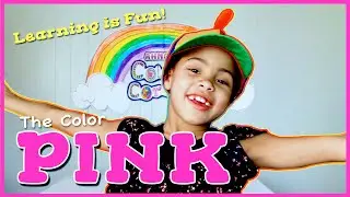 Fun with the Color PINK 🐷🍨| Ahna's Color Corner | Creative Kinders