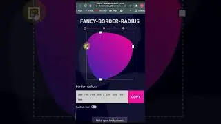 How to create Advanced   Border-radius #shorts