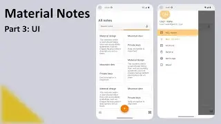 Material Notes Part 3: UI