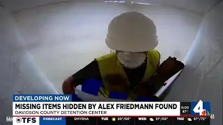 Missing items hidden by Alex Friedmann found